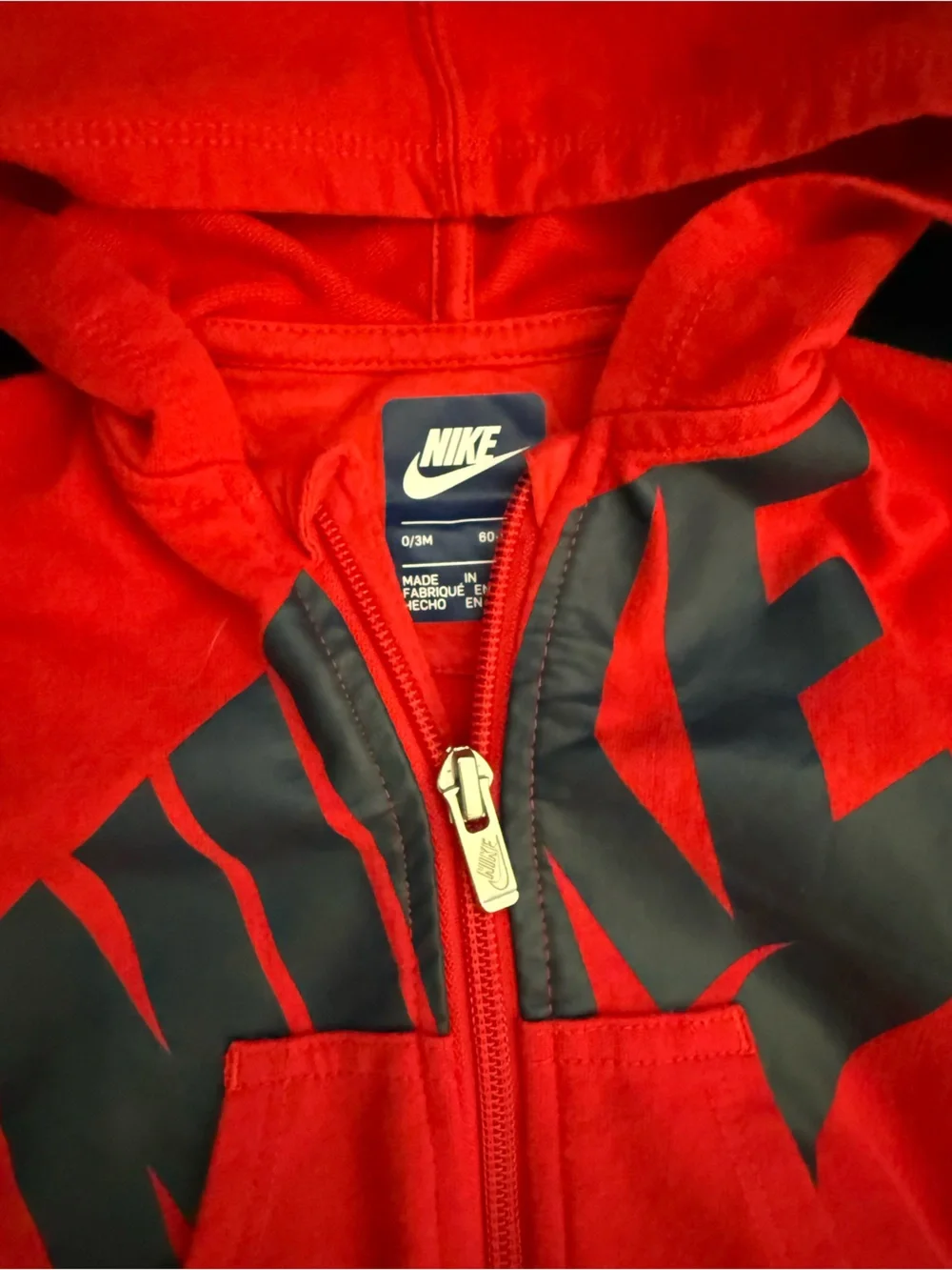 Nike Kids Red and Blue Bodysuit & Tops Set with Gray and Black Accents